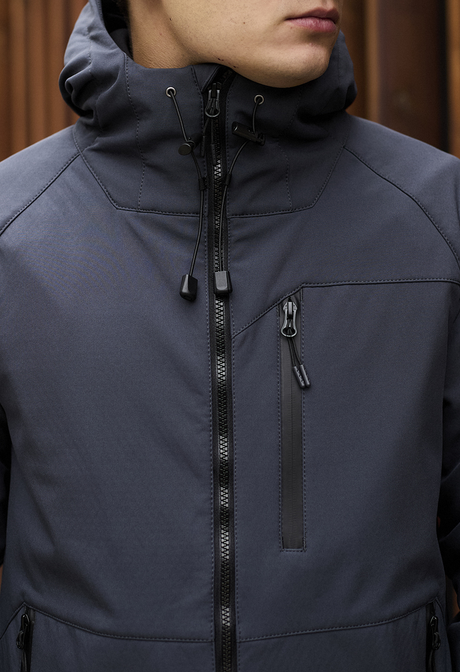 Geacă Staff soft shell flox gray