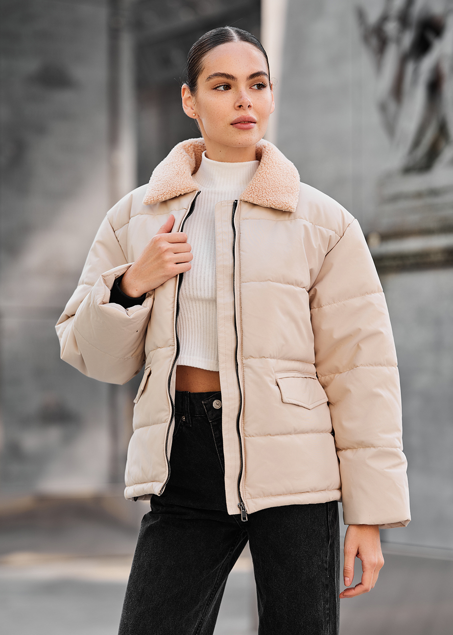 Geacă demi-sezon de damă Staff me light beige