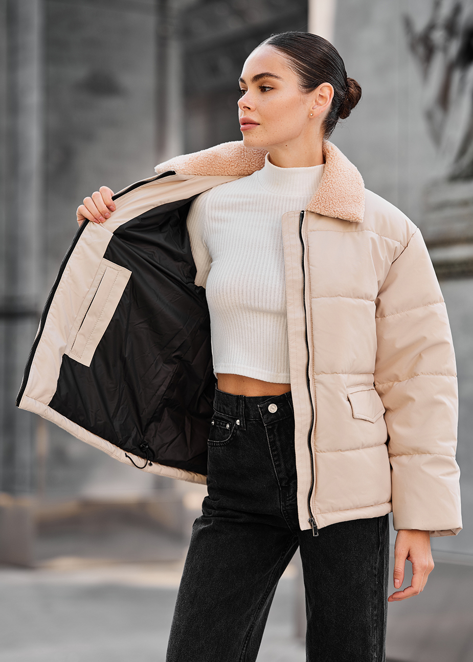 Geacă demi-sezon de damă Staff me light beige