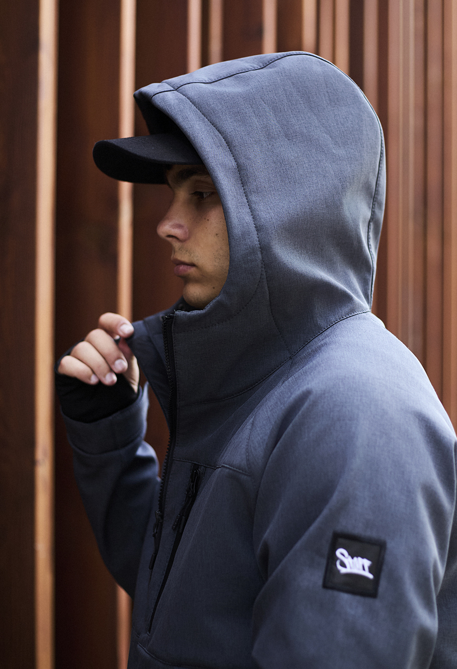 Geacă Staff soft shell lokk gray