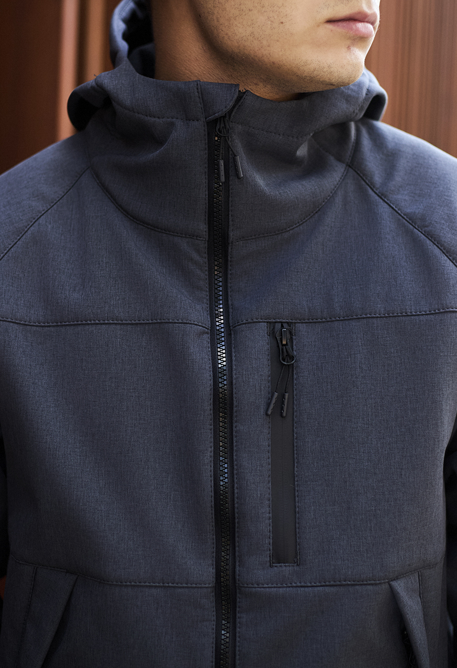 Geacă Staff soft shell lokk gray