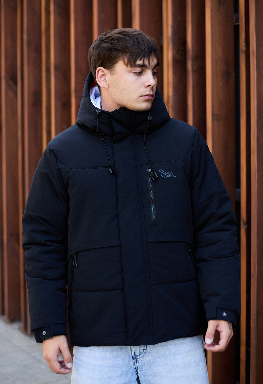 Geacă de iarnă Staff golu black