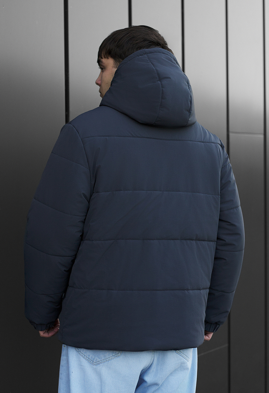 Geacă de iarnă Staff golu gray