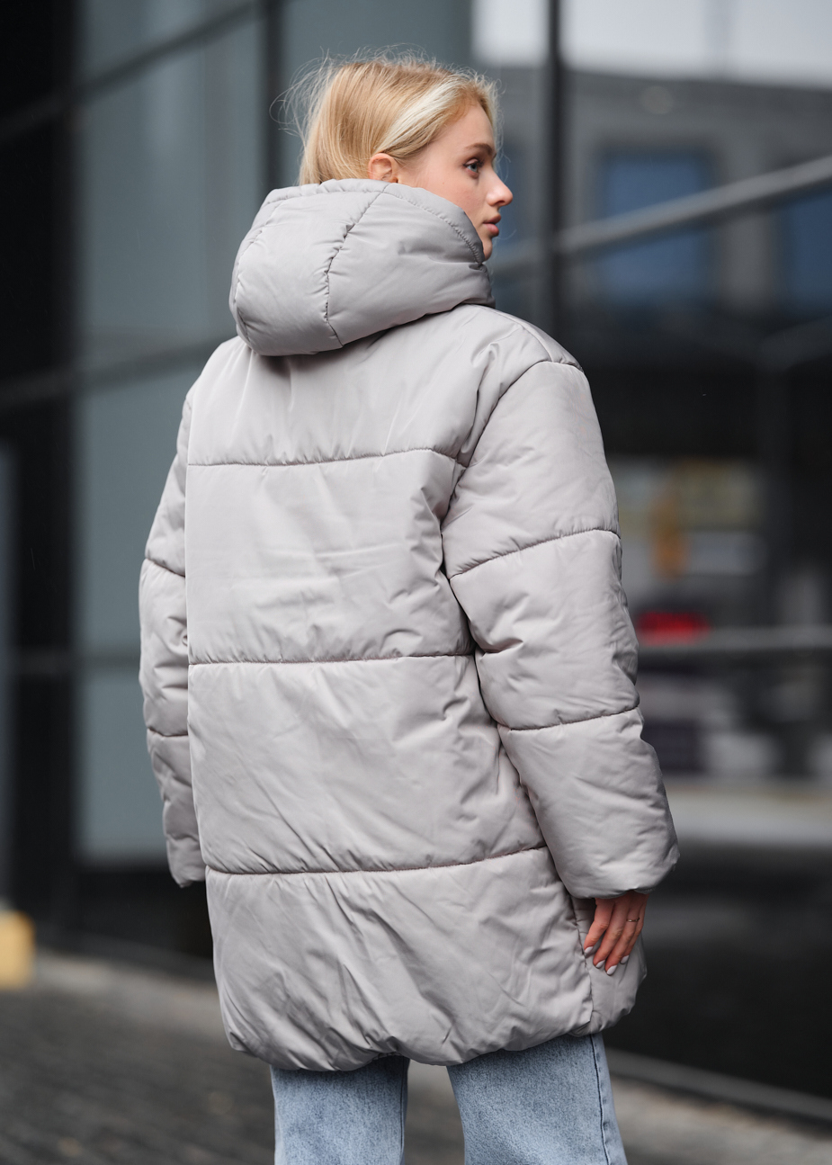 Geacă de iarnă de damă Staff di light gray