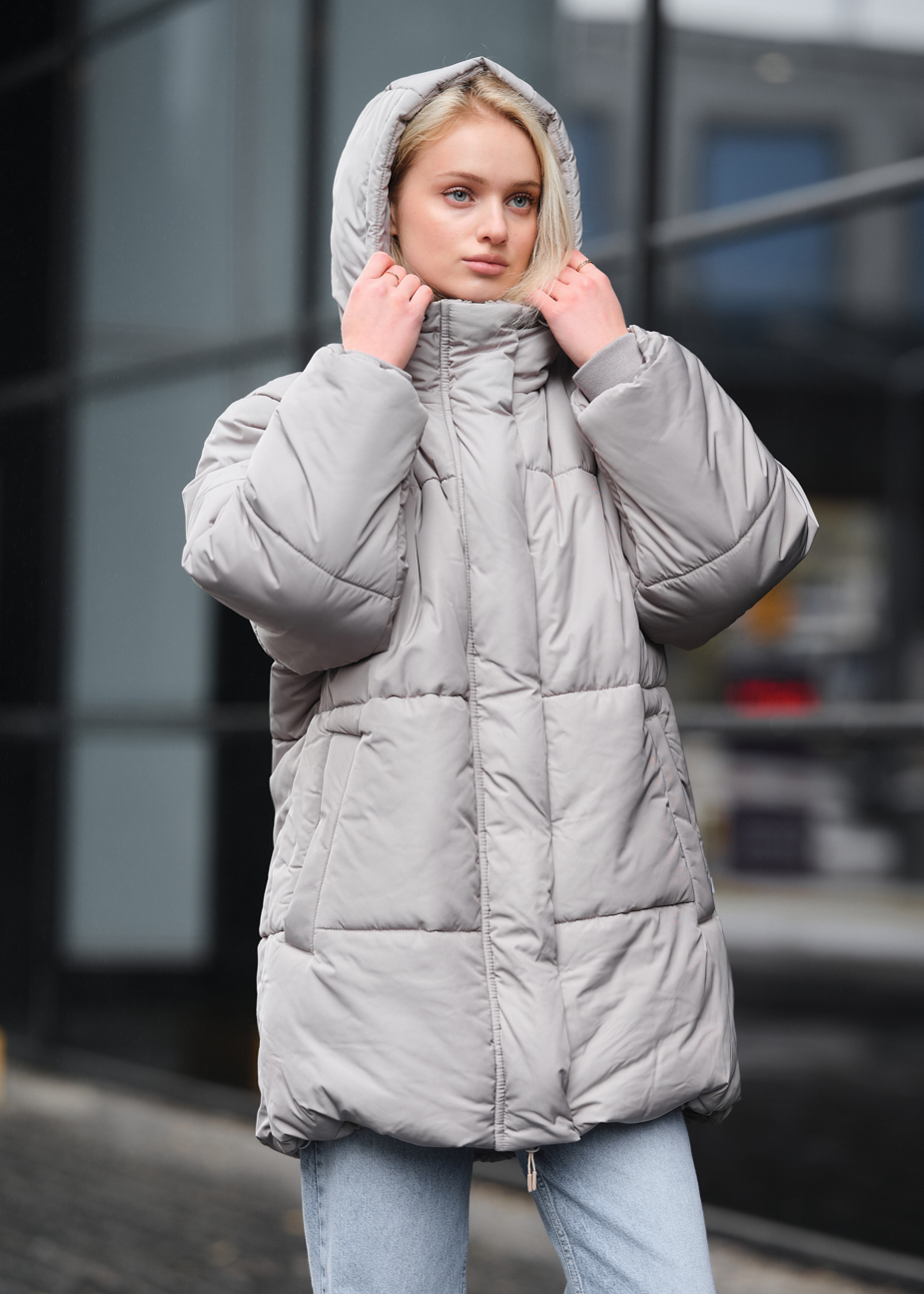 Geacă de iarnă de damă Staff di light gray