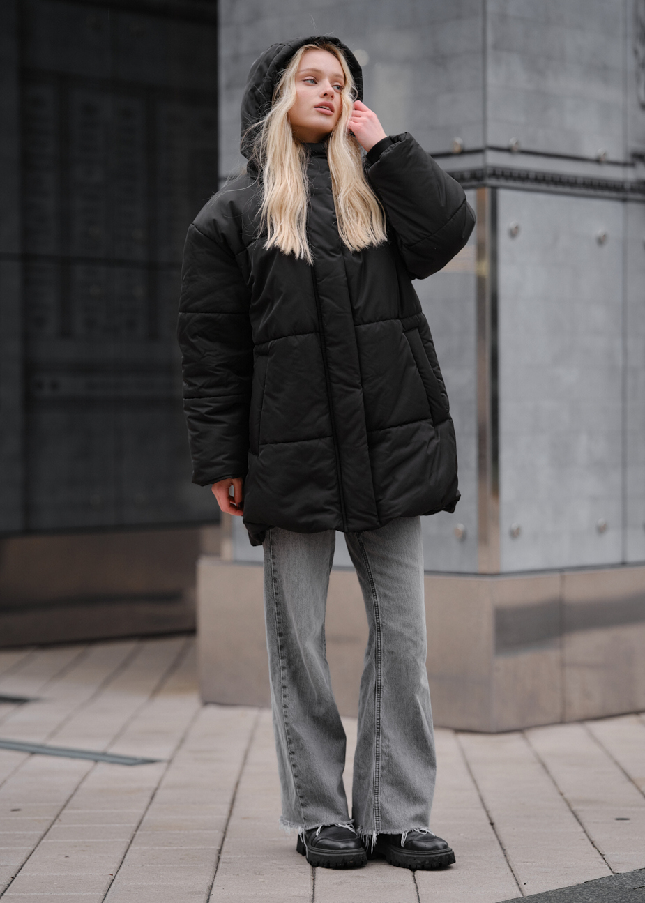 Geacă de iarnă de damă Staff di black