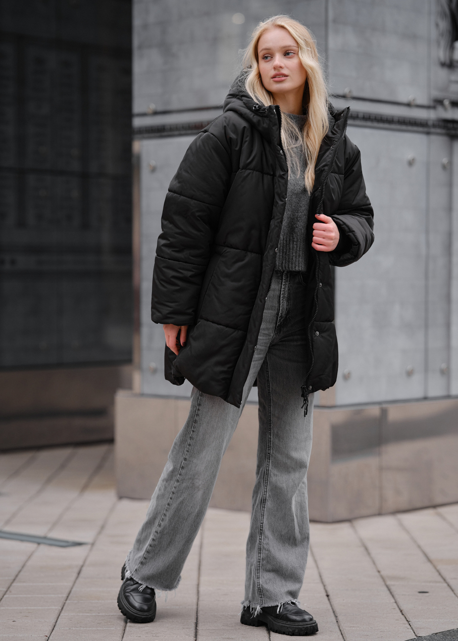 Geacă de iarnă de damă Staff di black