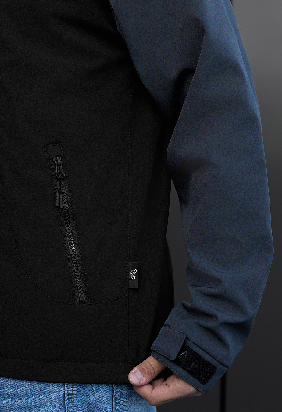 Geacă Staff di black & gray