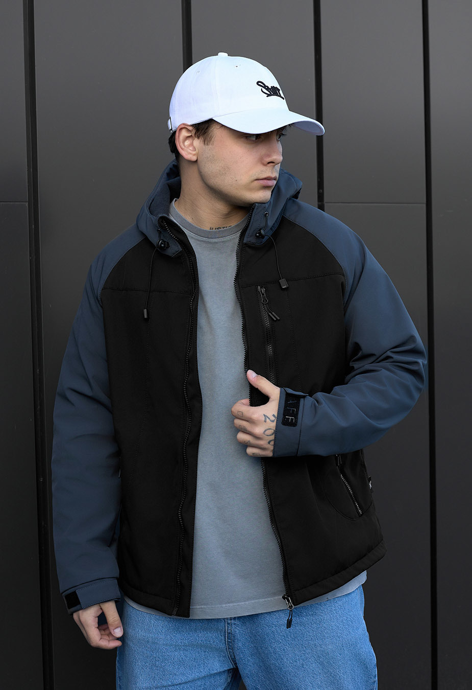 Geacă Staff di black & gray