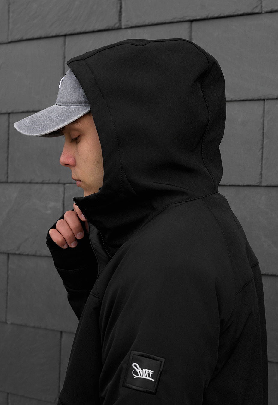 Geacă Staff soft shell lokk black