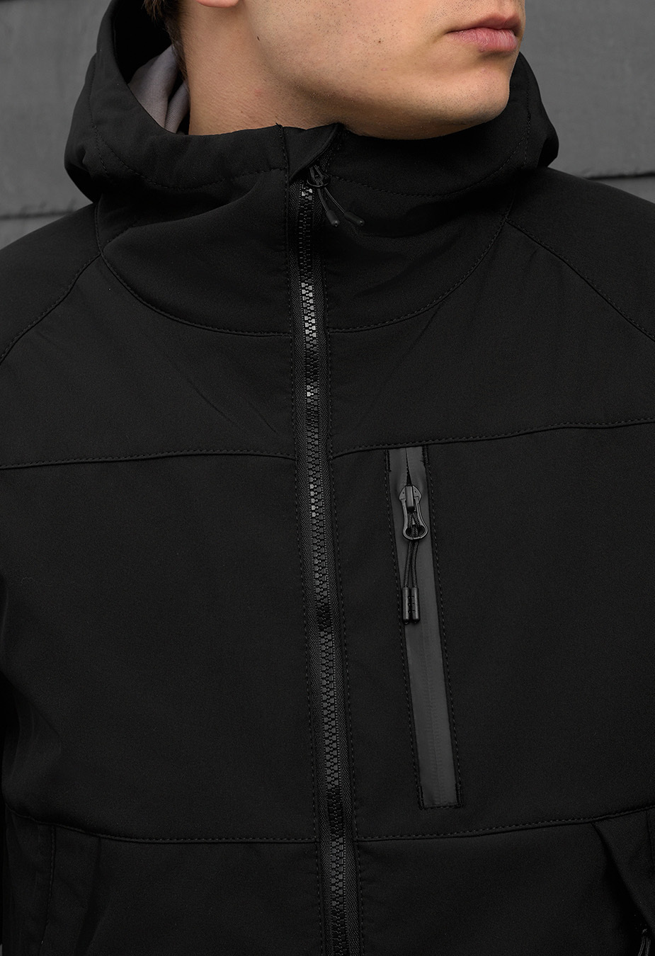 Geacă Staff soft shell lokk black