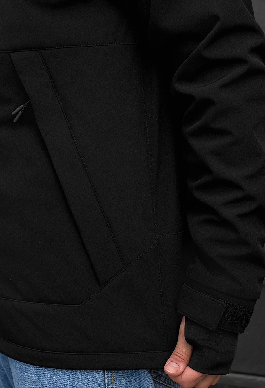 Geacă Staff soft shell lokk black