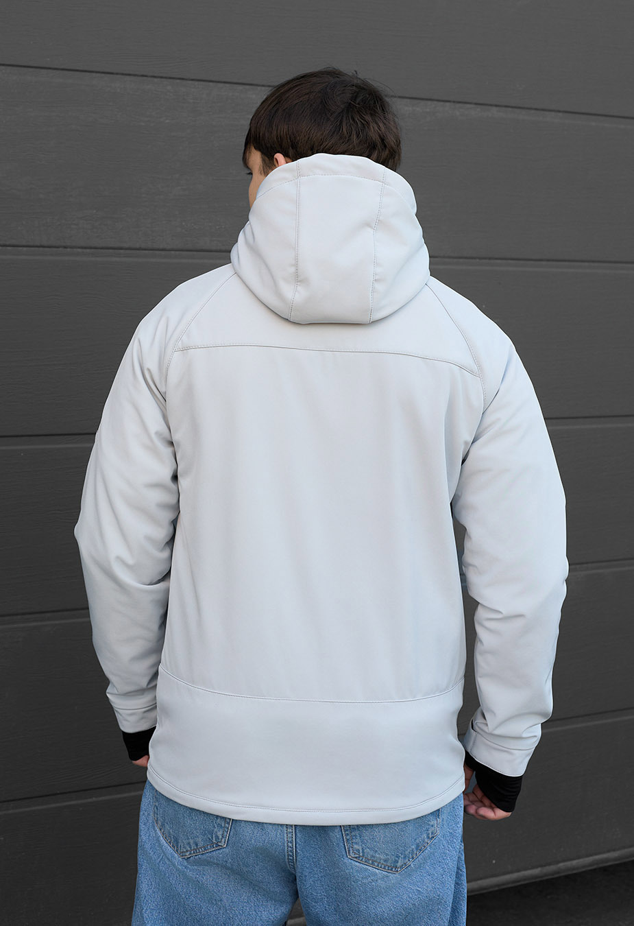 Geacă  Staff soft shell lokk light gray