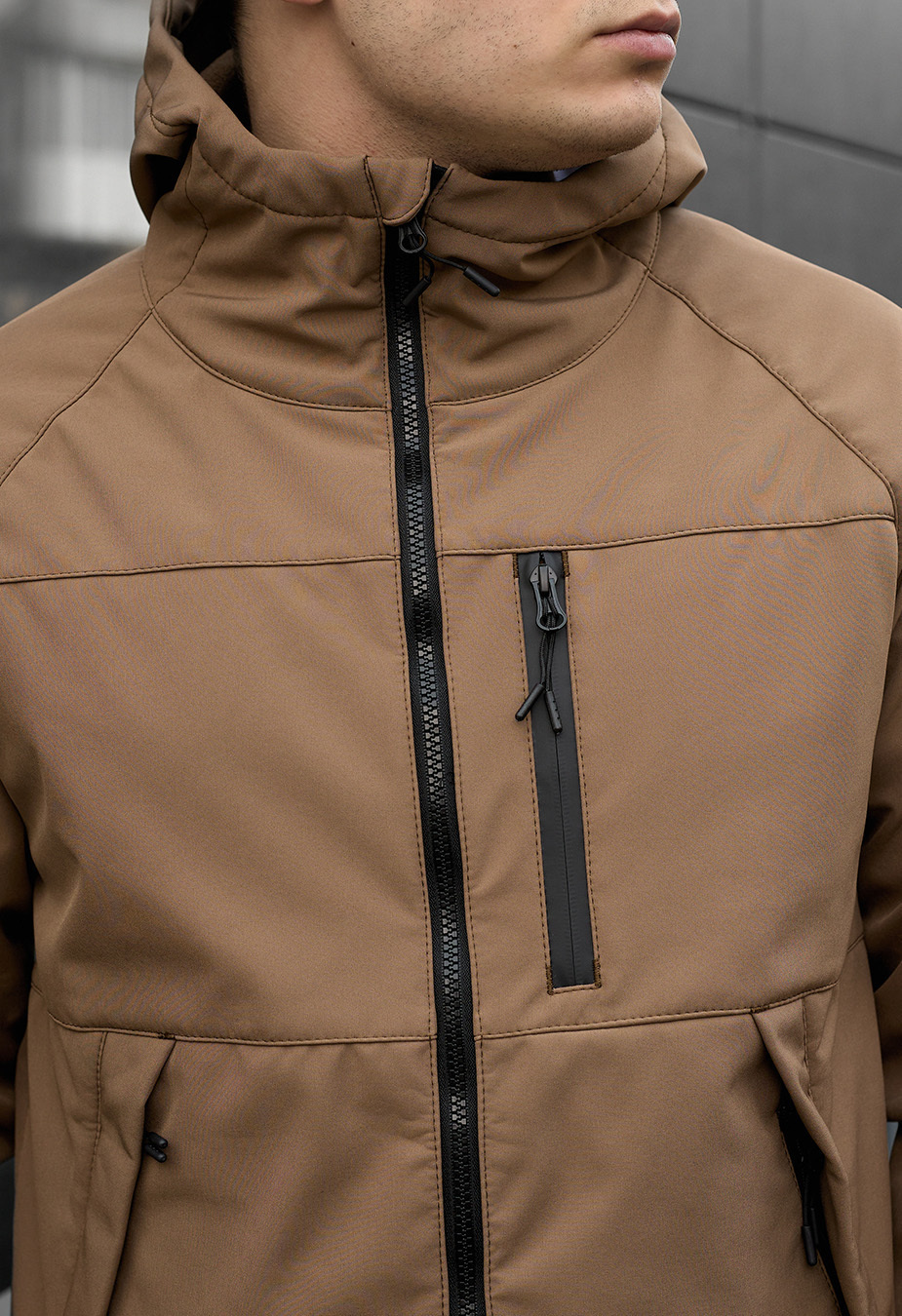 Geacă Staff soft shell lokk brown