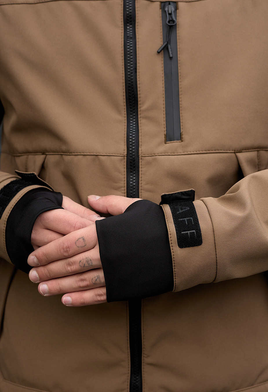 Geacă Staff soft shell lokk brown