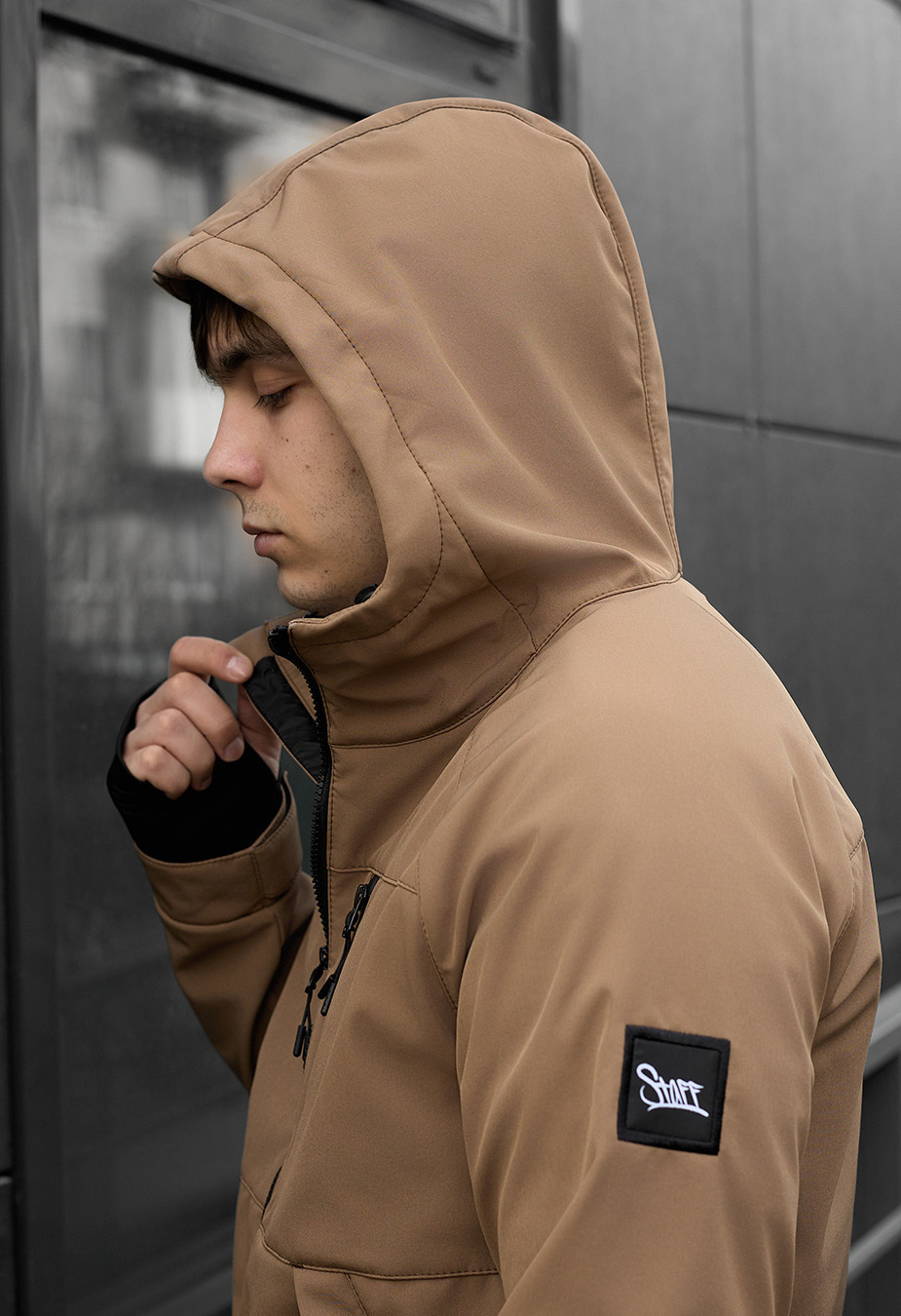 Geacă Staff soft shell lokk brown
