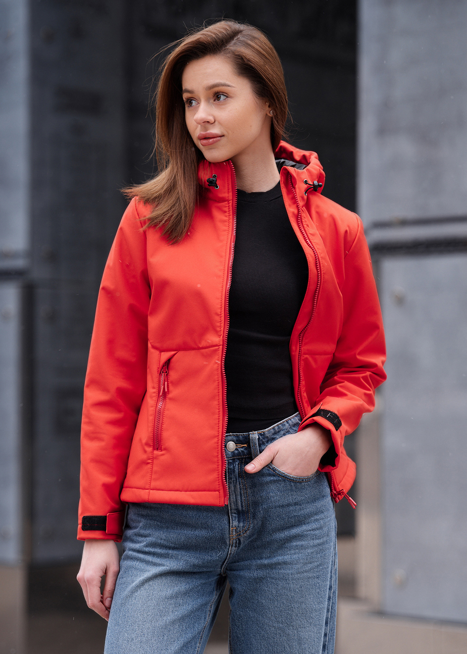 Geacă de damă Staff soft shell red