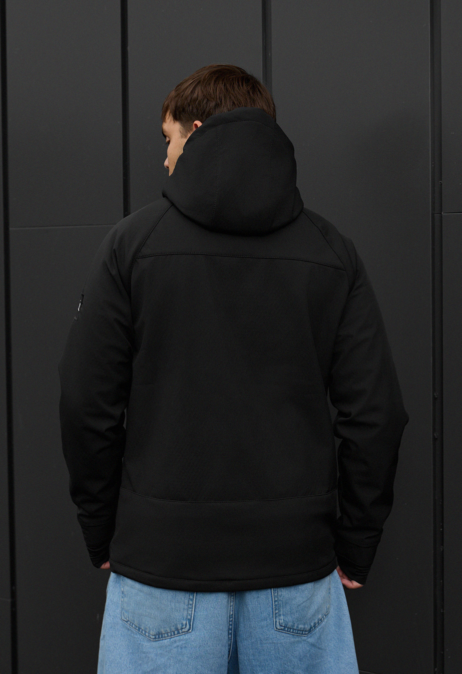 Geacă Staff soft shell lokk black2