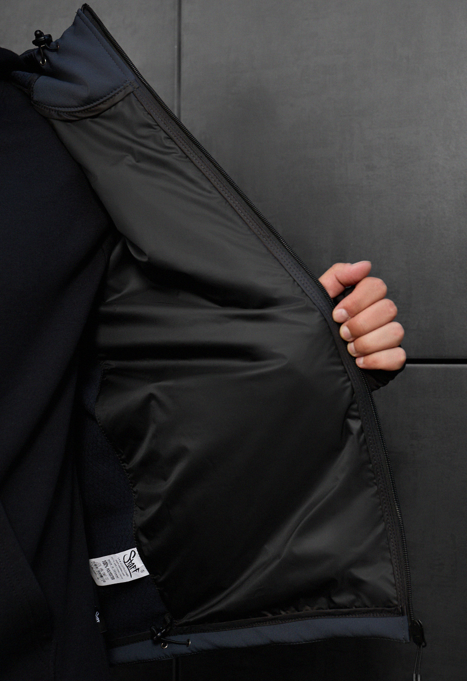 Geacă Staff mei soft shell dark gray