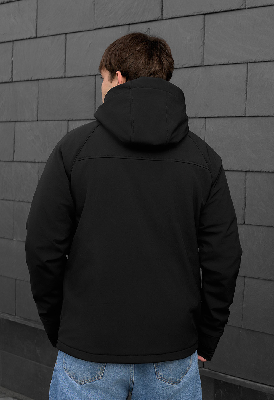 Geacă Staff mei soft shell black