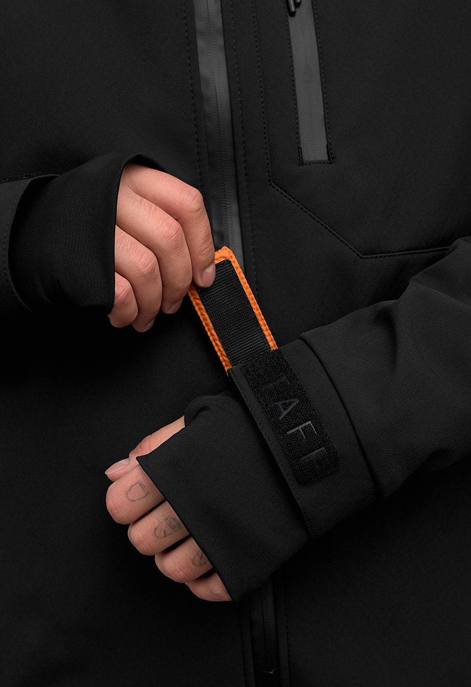 Geacă Staff mei soft shell black