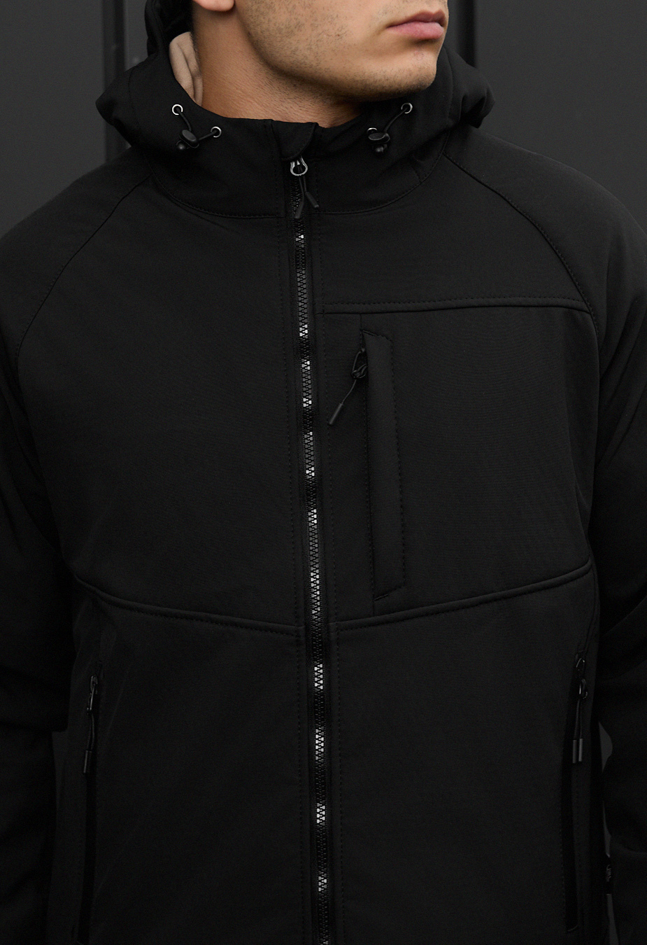 Geacă Staff soft shell cu black