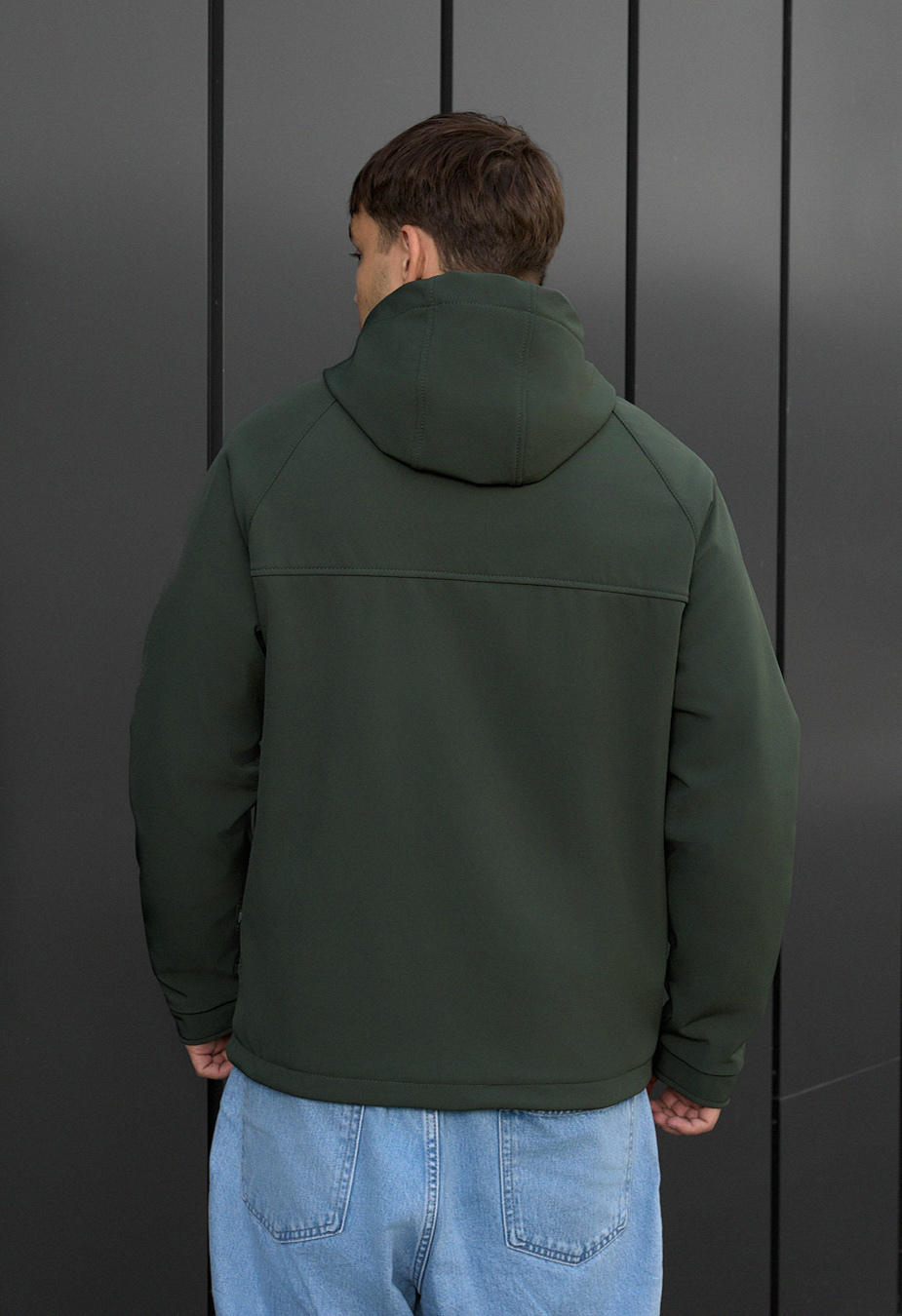 Geacă Staff soft shell cu khaki