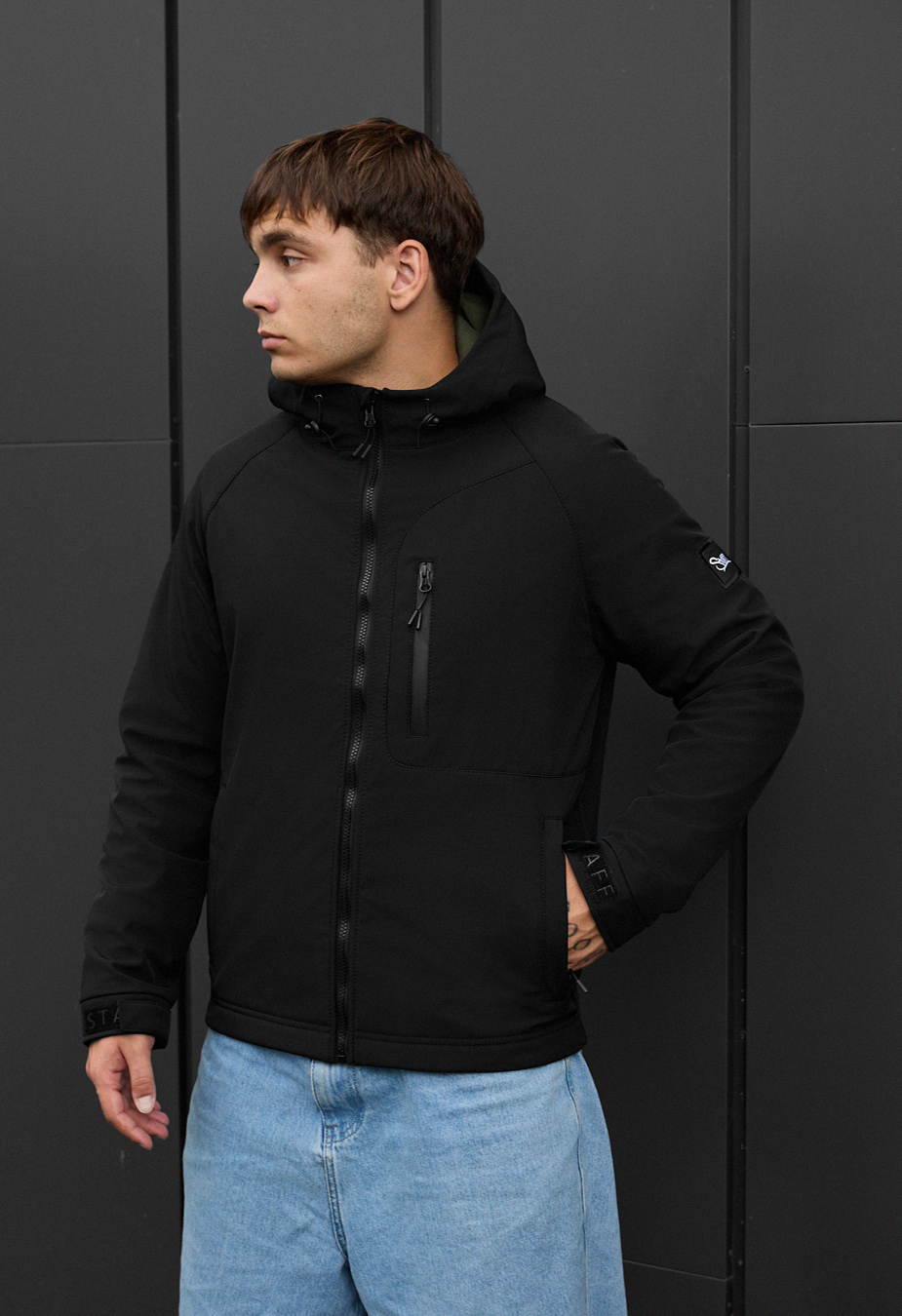Geacă soft shell Staff re black