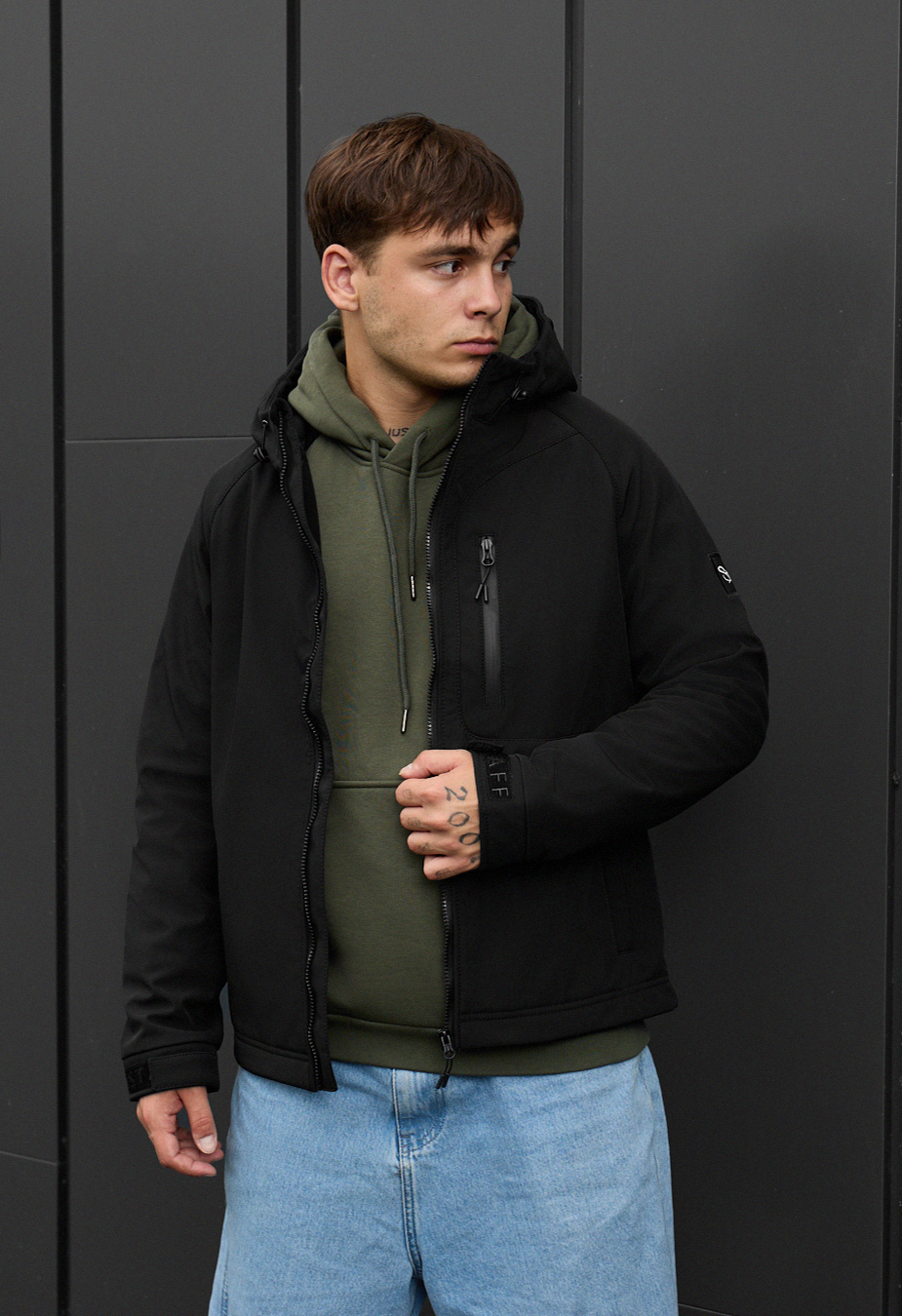 Geacă soft shell Staff re black