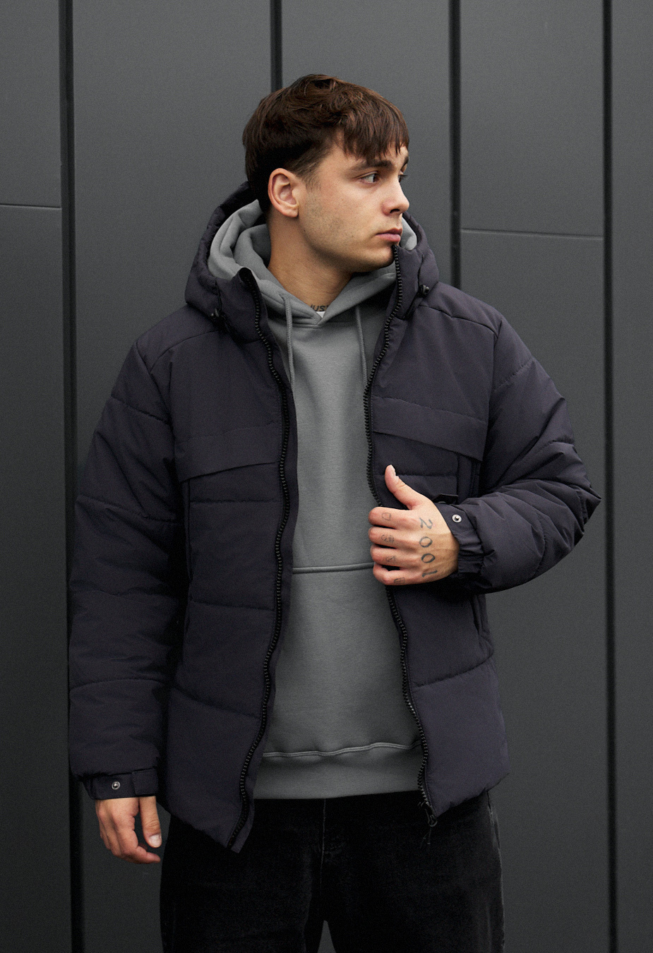 Geacă de iarnă Staff hyke navy