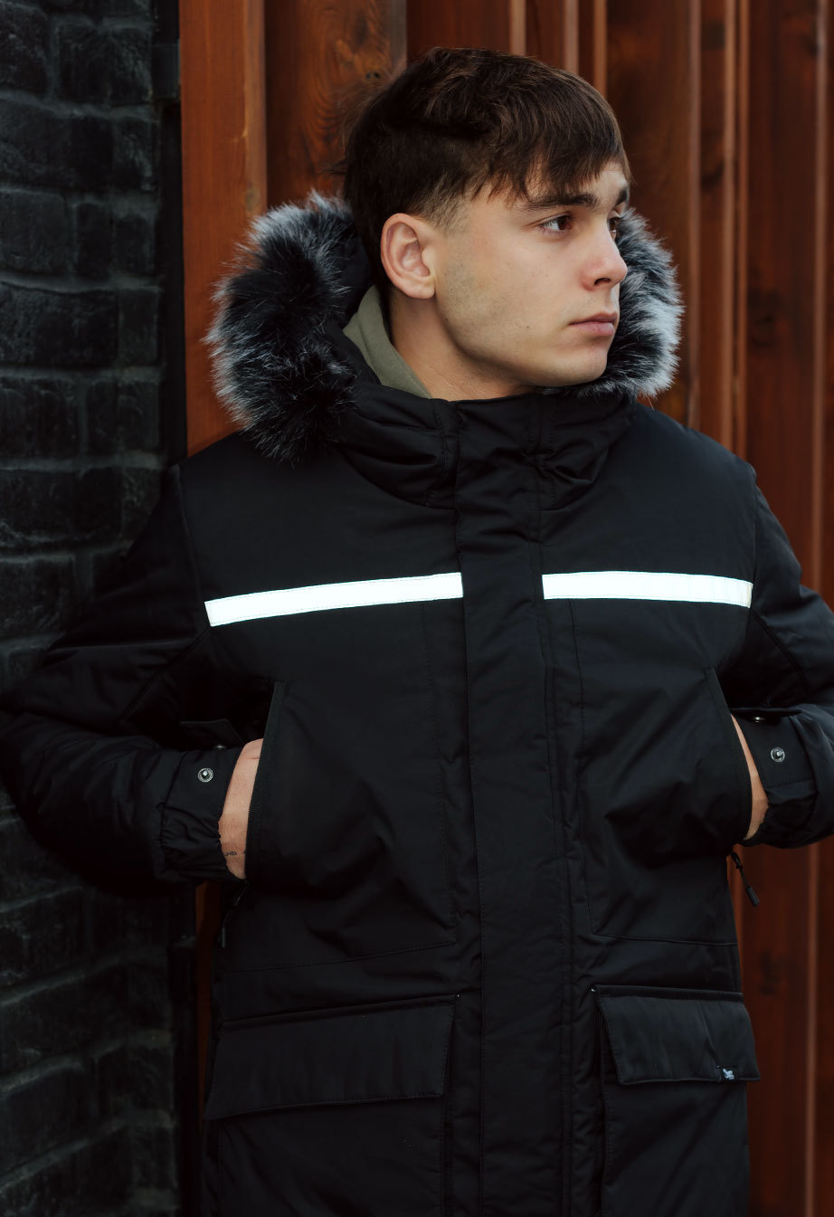 Parka de iarnă Staff se black
