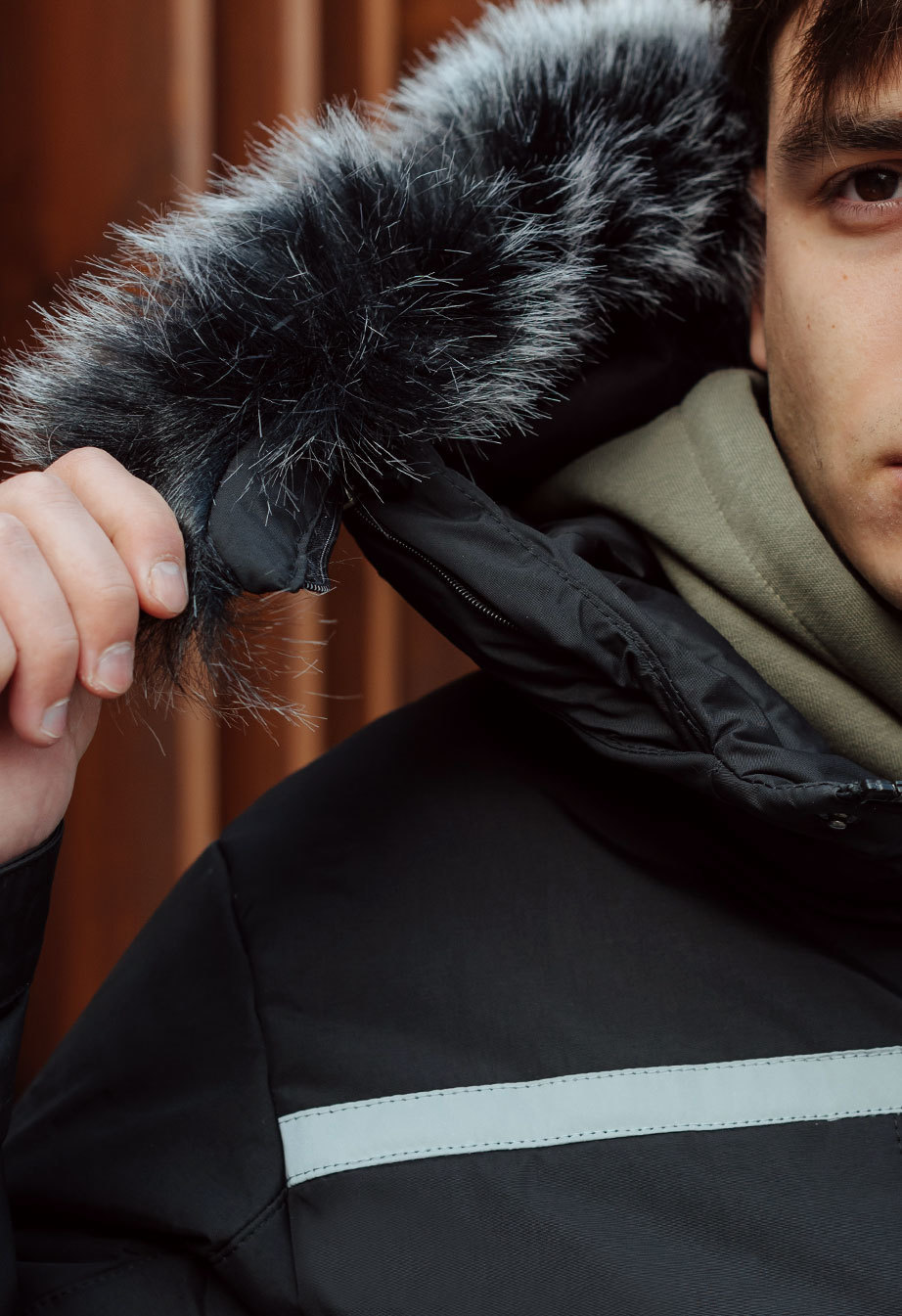 Parka de iarnă Staff se black