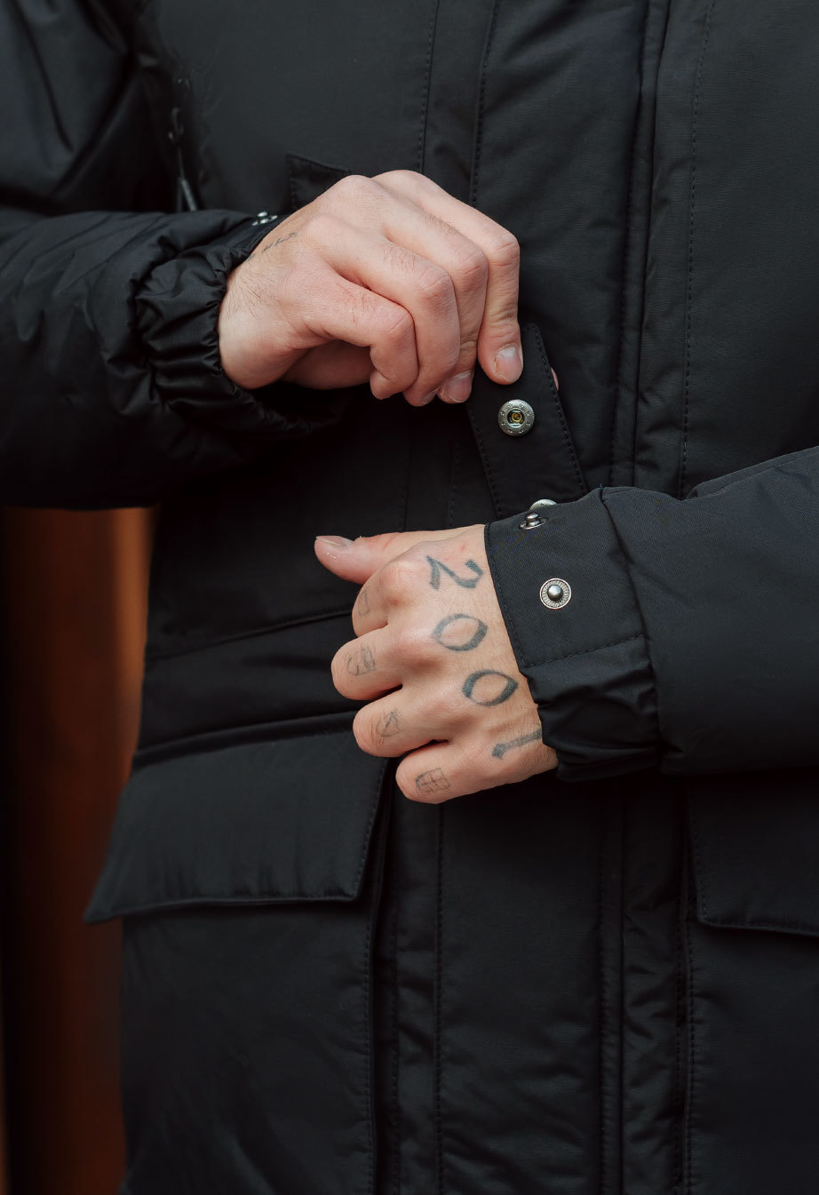 Parka de iarnă Staff se black