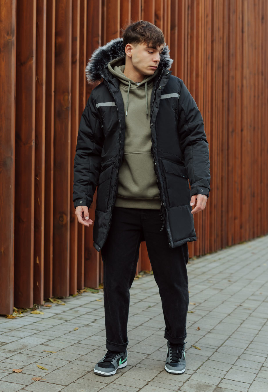 Parka de iarnă Staff se black