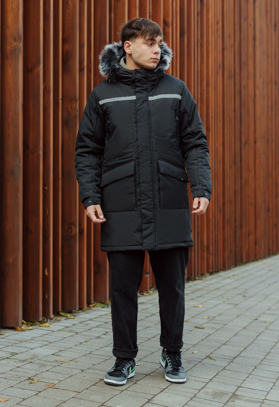 Parka de iarnă Staff se black