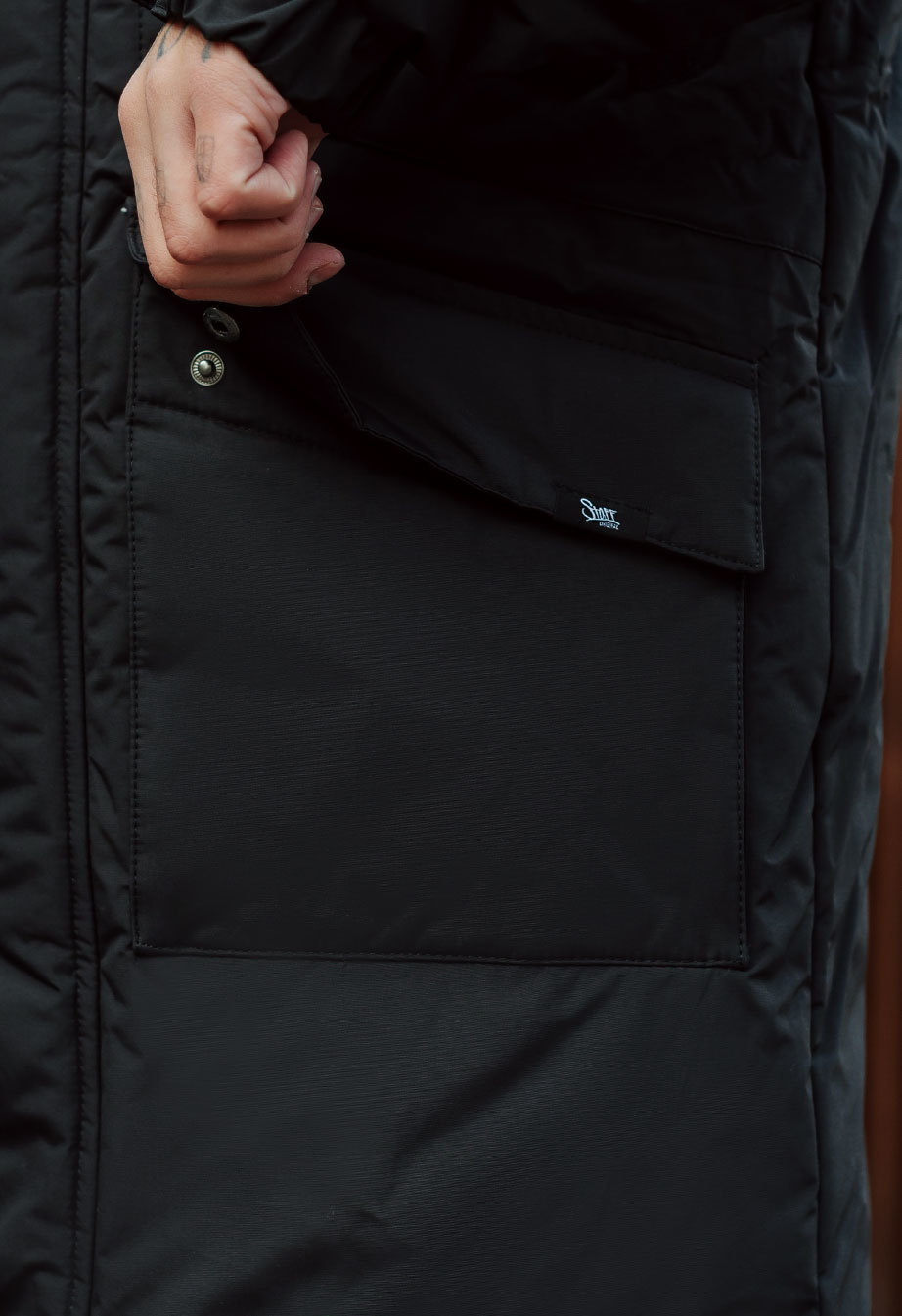 Parka de iarnă Staff se black