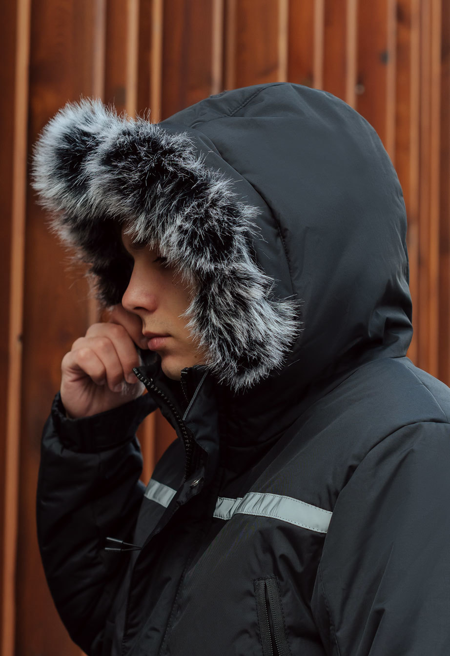 Parka de iarnă Staff se black