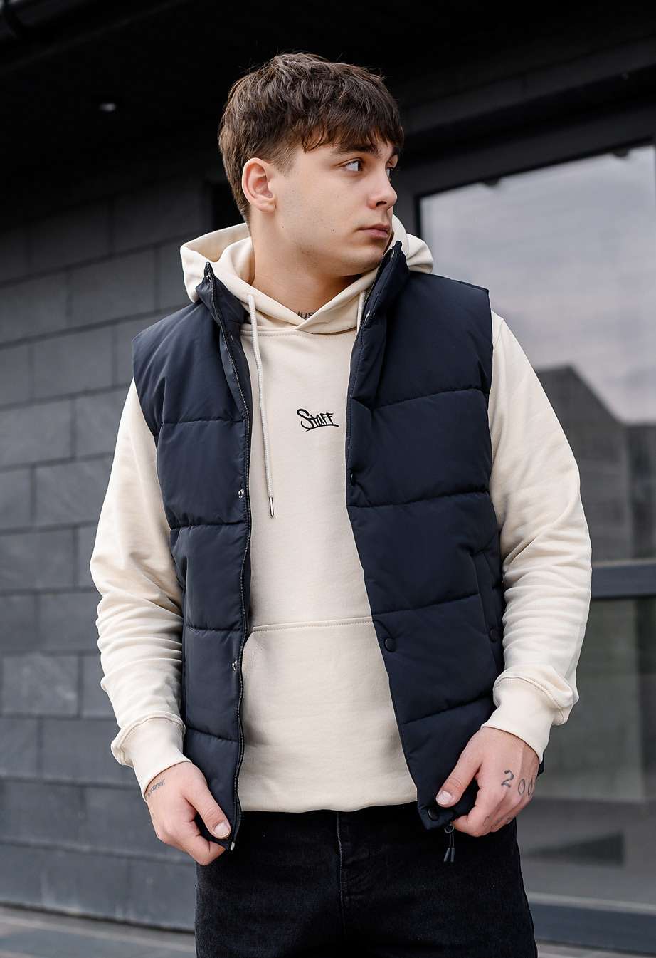 Vestă Staff cli navy black
