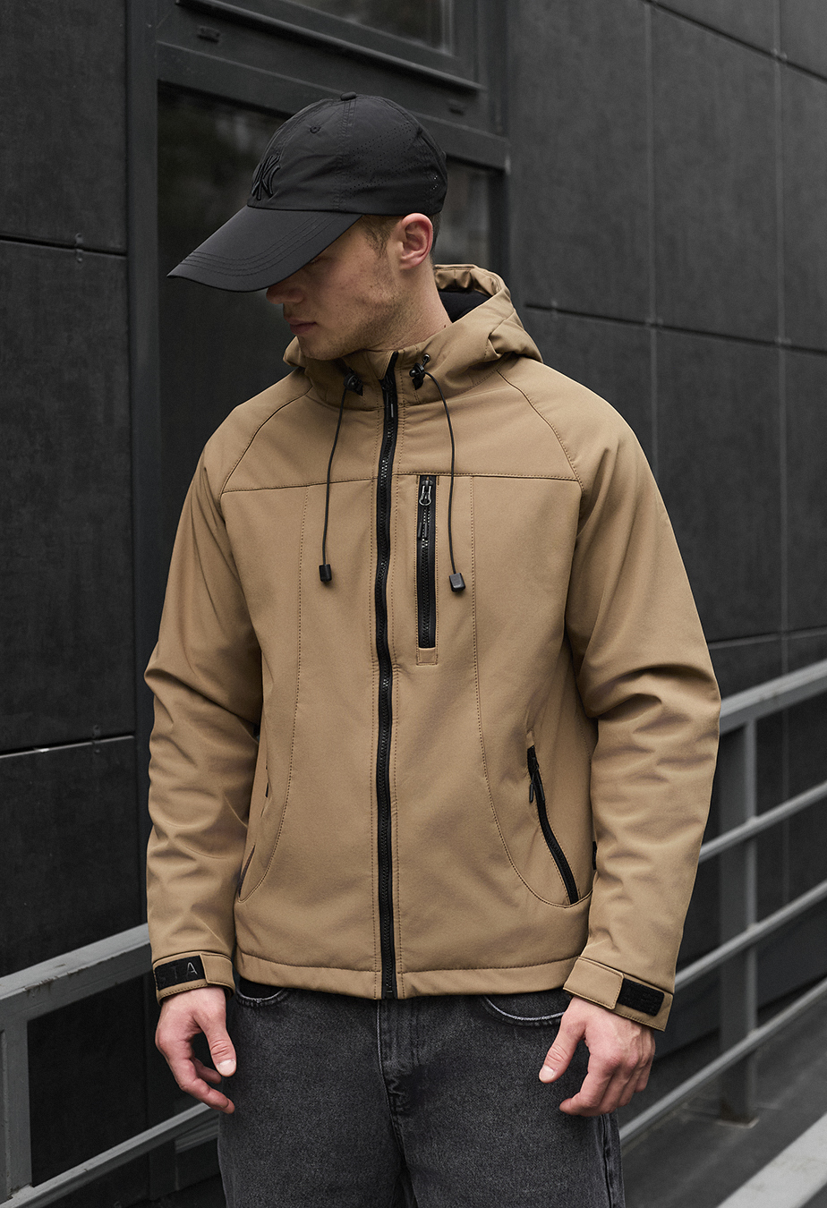 Geacă Staff di light brown