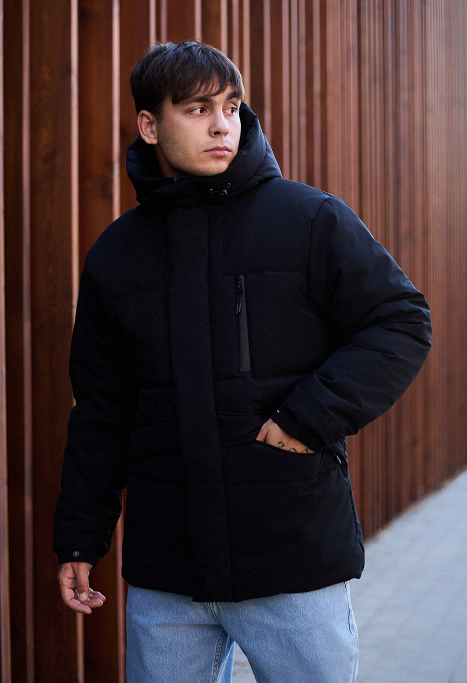 Geacă de iarnă Staff nex black