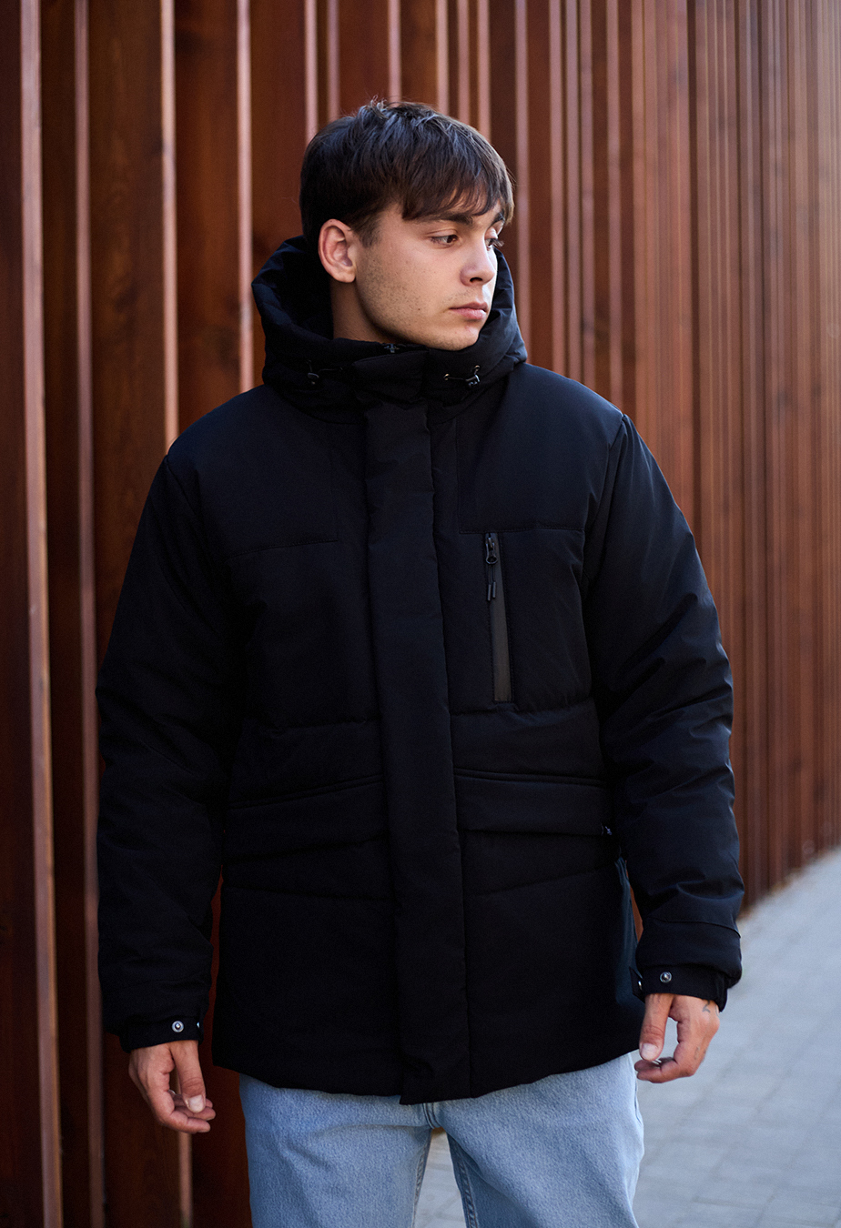 Geacă de iarnă Staff nex black