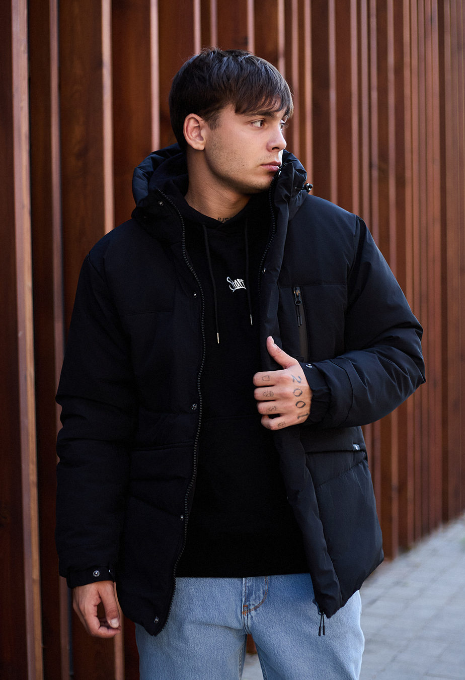Geacă de iarnă Staff nex black