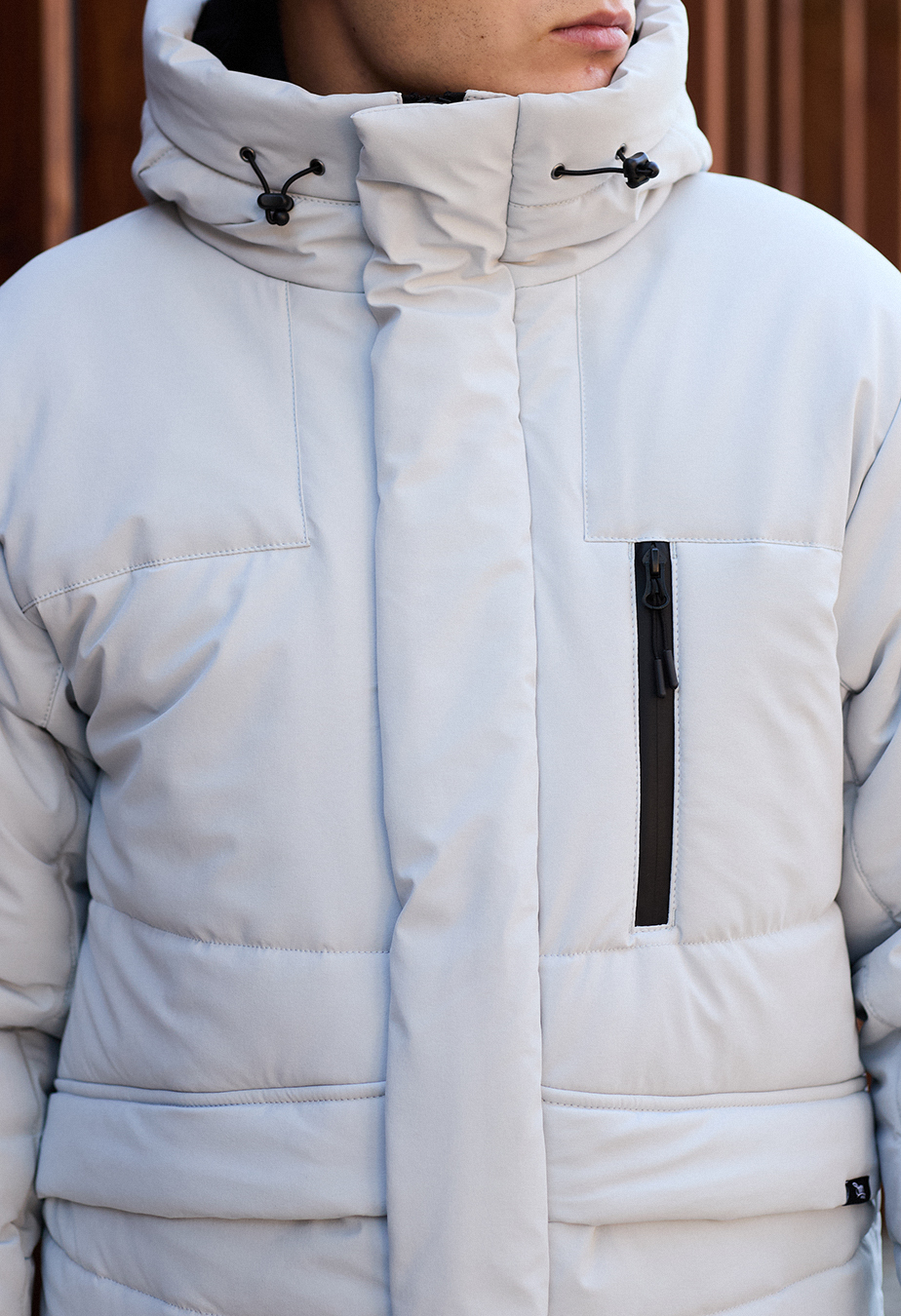 Geacă de iarnă Staff nex light gray