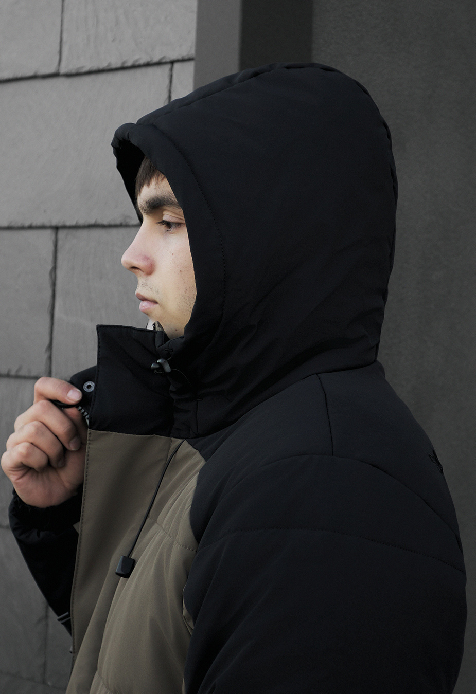 Geacă de iarnă Staff ho black & dark khaki