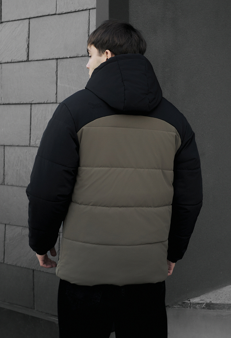 Geacă de iarnă Staff ho black & dark khaki