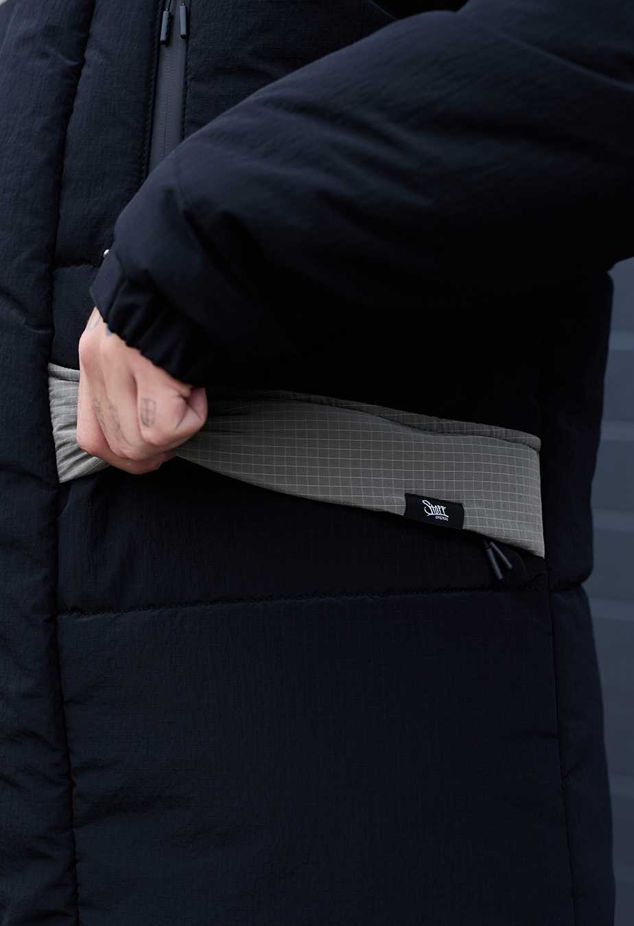 Geacă de iarnă Staff nex black & gray