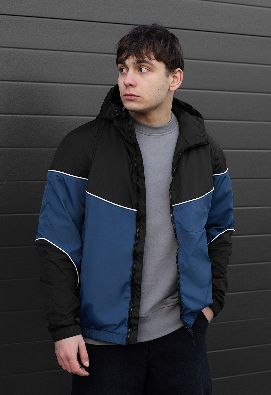 Jachetă Staff mod black & navy