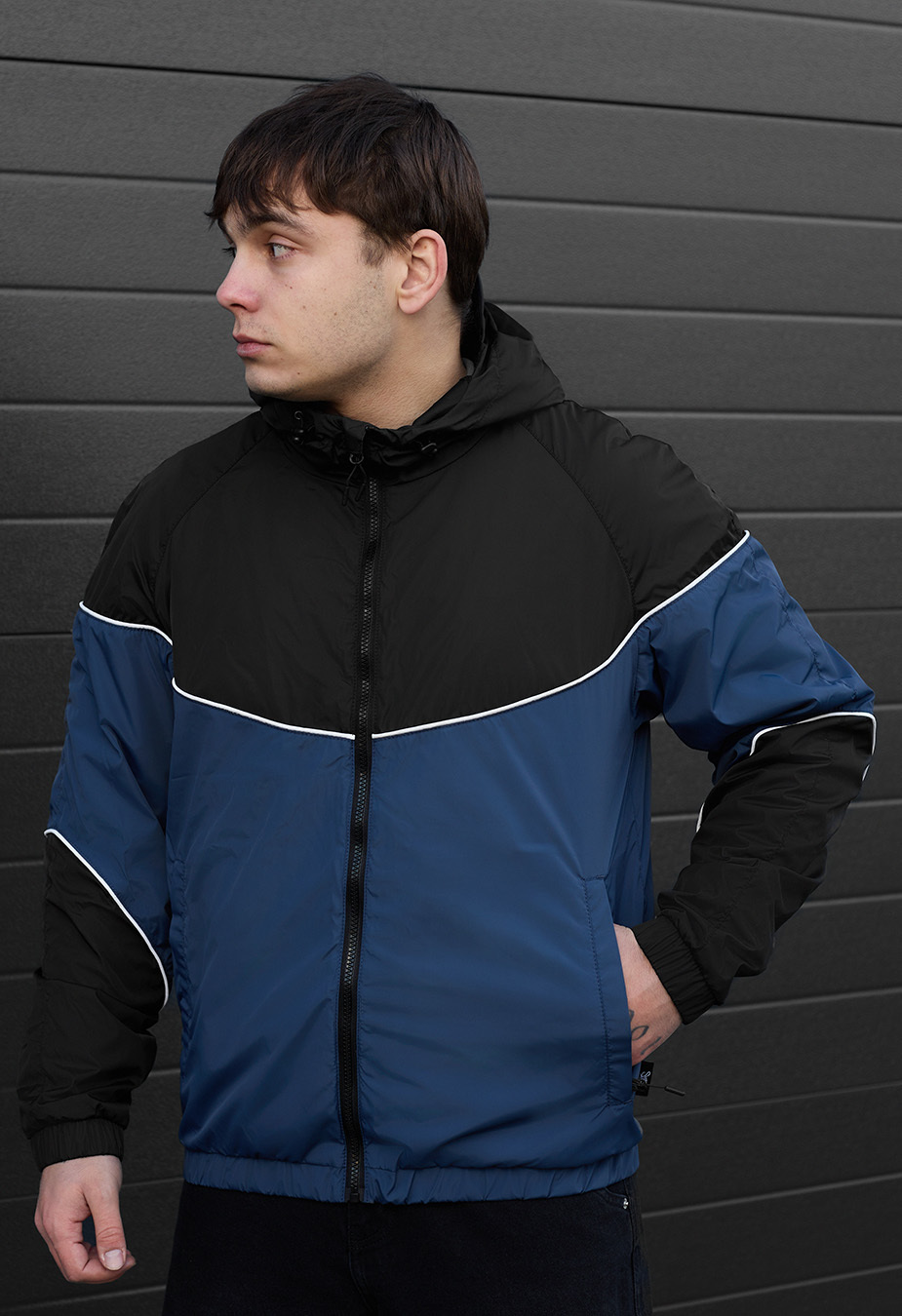 Jachetă Staff mod black & navy