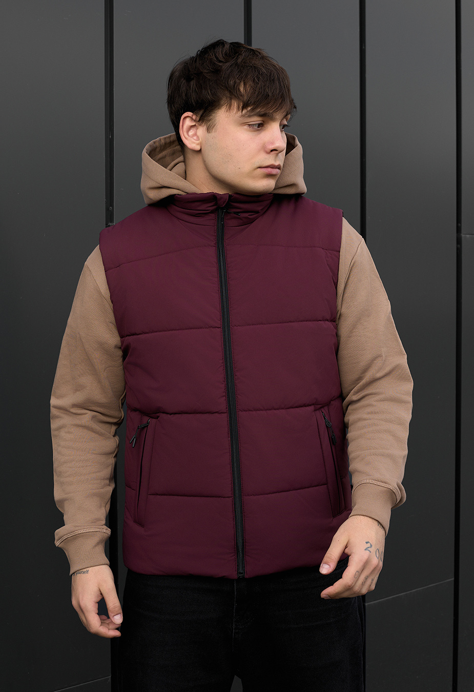 Vestă Staff zokl bordo