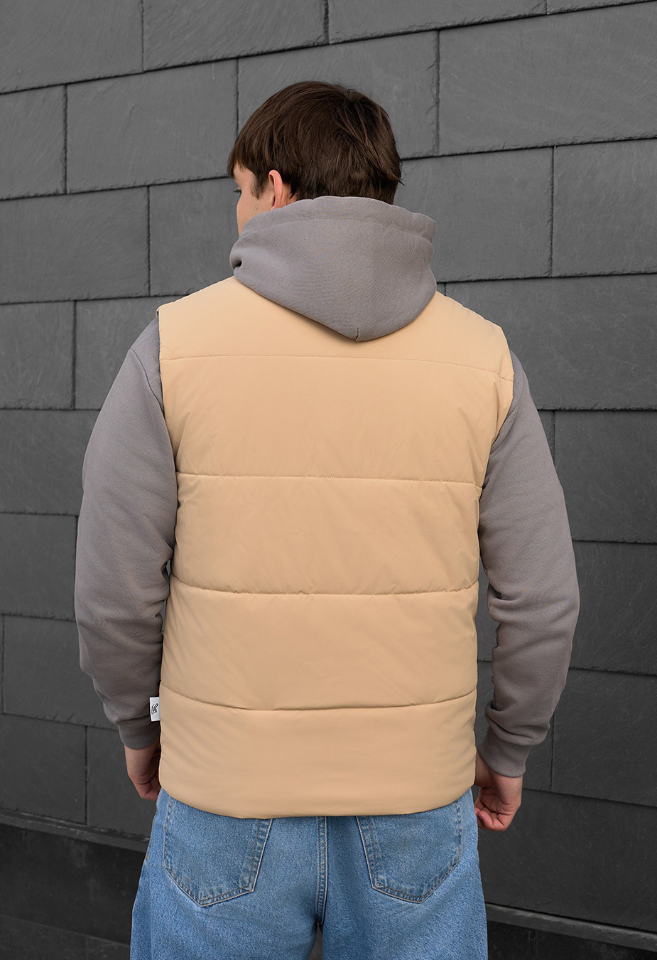 Vestă Staff zokl beige